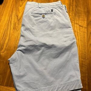 Polo by Ralph Lauren Sky Blue Men's Flat Front Shorts sz 38